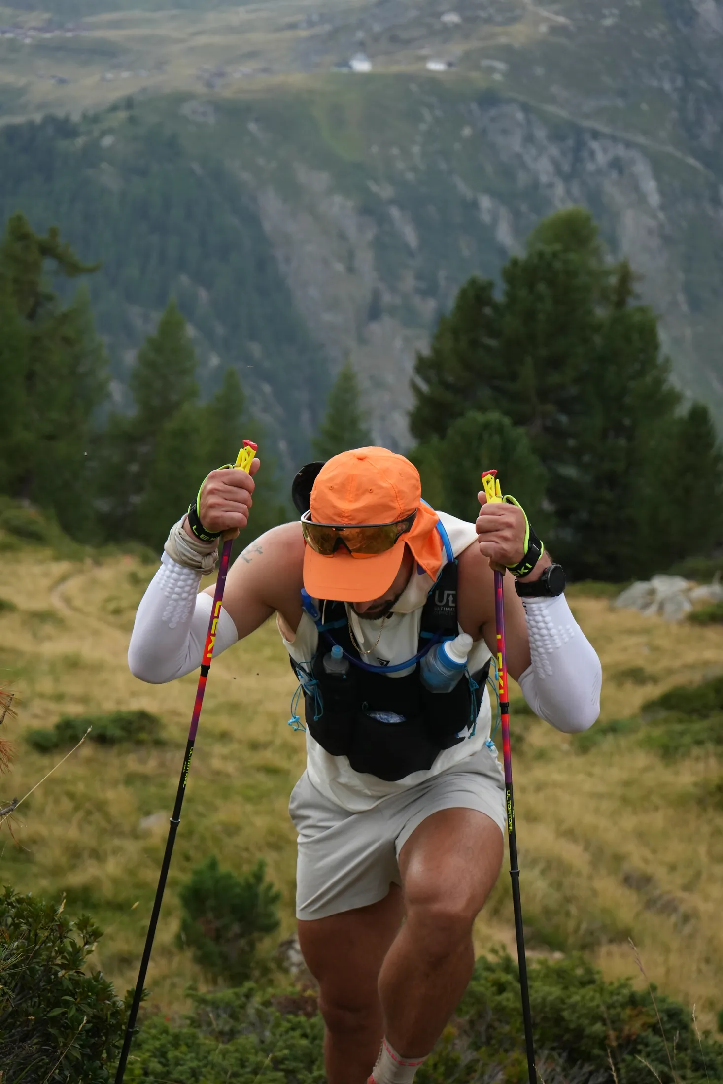 Alex Grabher on a mountain ultra